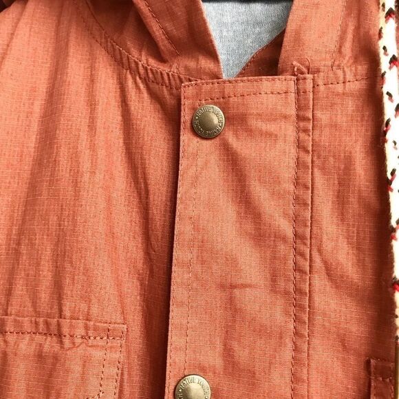 Native Youth burgundy hooded light jacket size L - Picture 3 of 10
